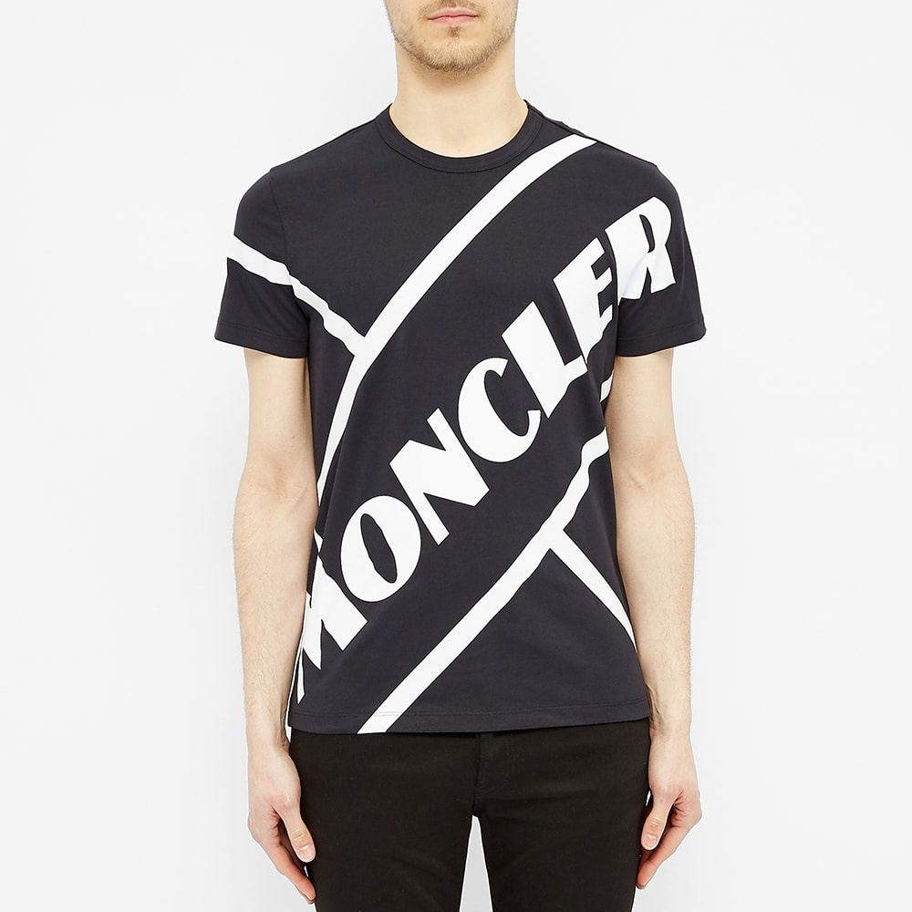 Moncler Stripe Logo Tee - 4