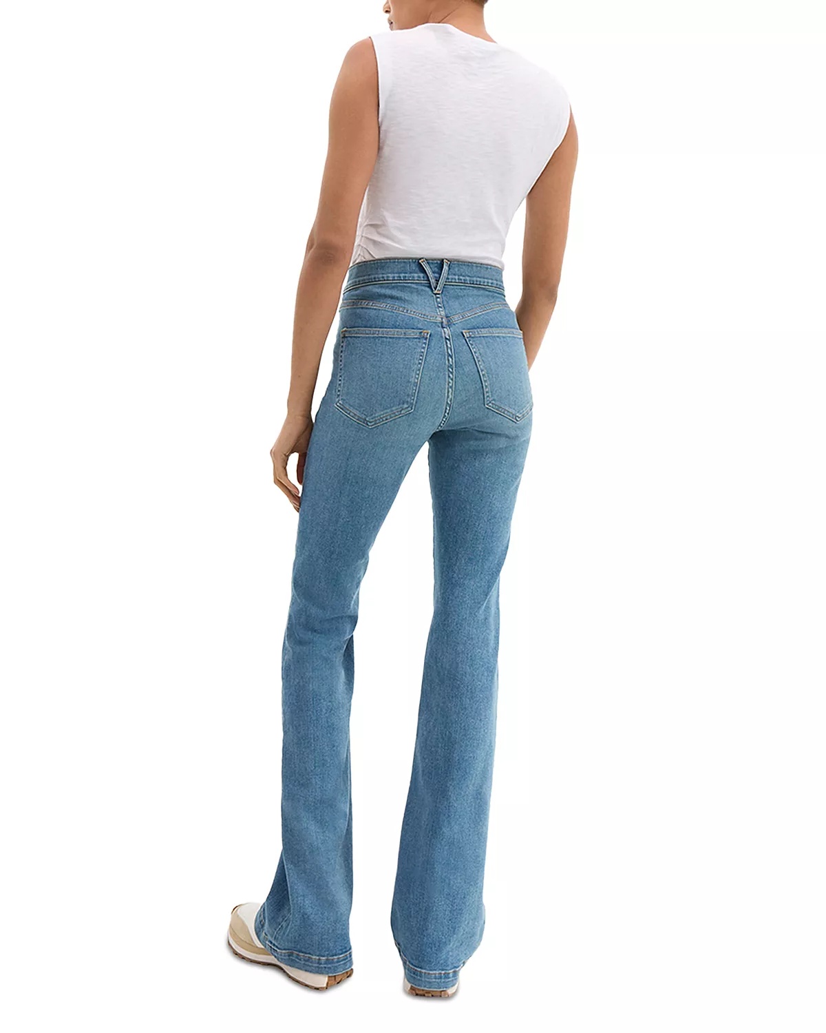 Beverly High Rise Skinny Flare Jeans in Enough Said - 2
