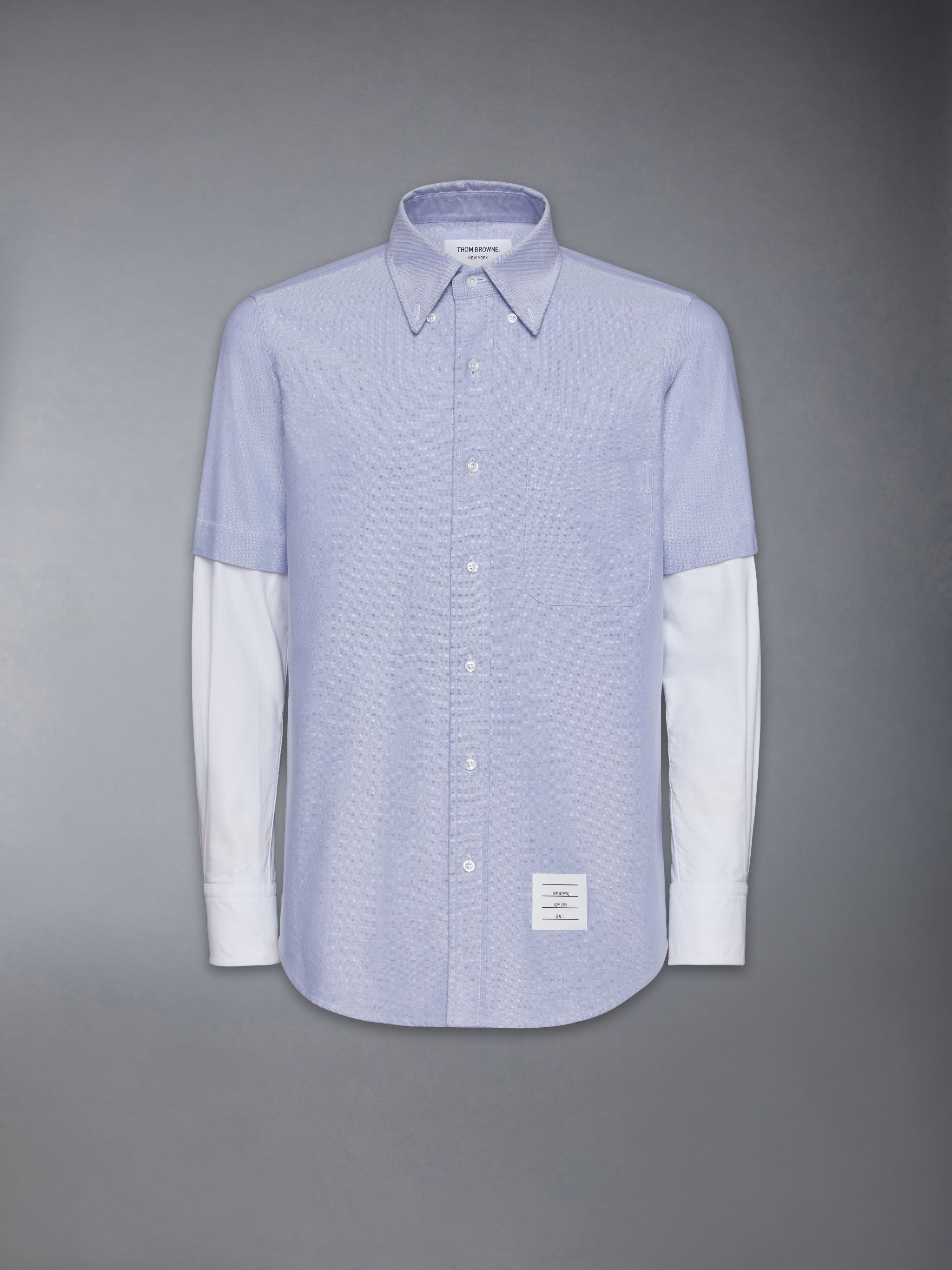 Oxford Stacked Sleeve Shirt - 7
