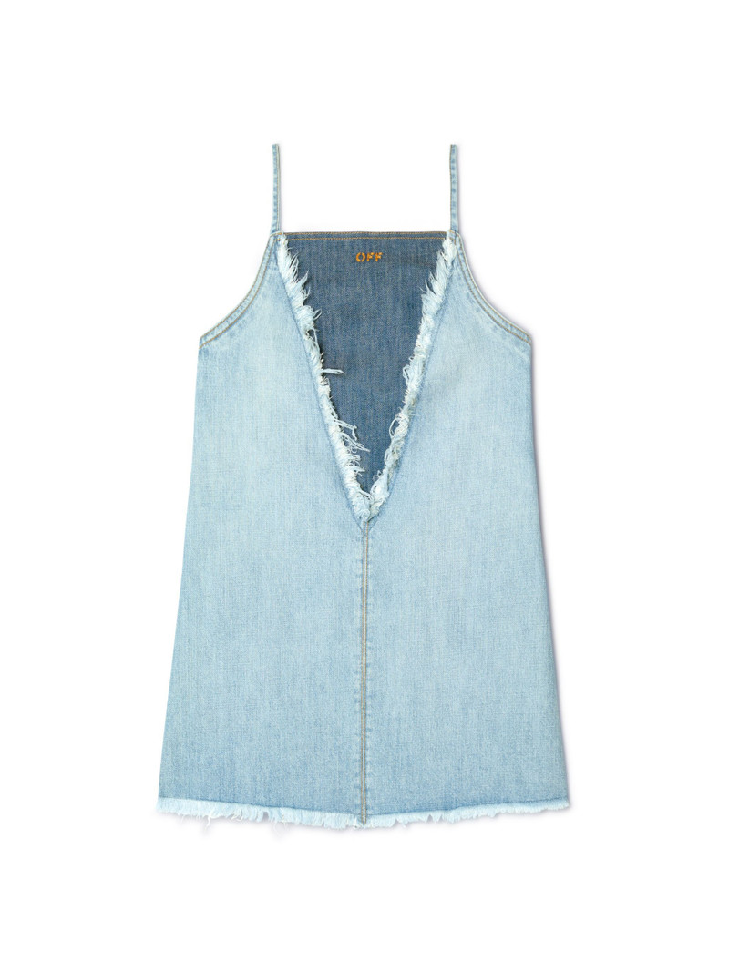 Blue Denim Doll Dress 1