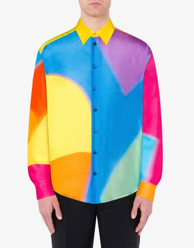 Moschino PROJECTION PRINT TWILL SHIRT outlook