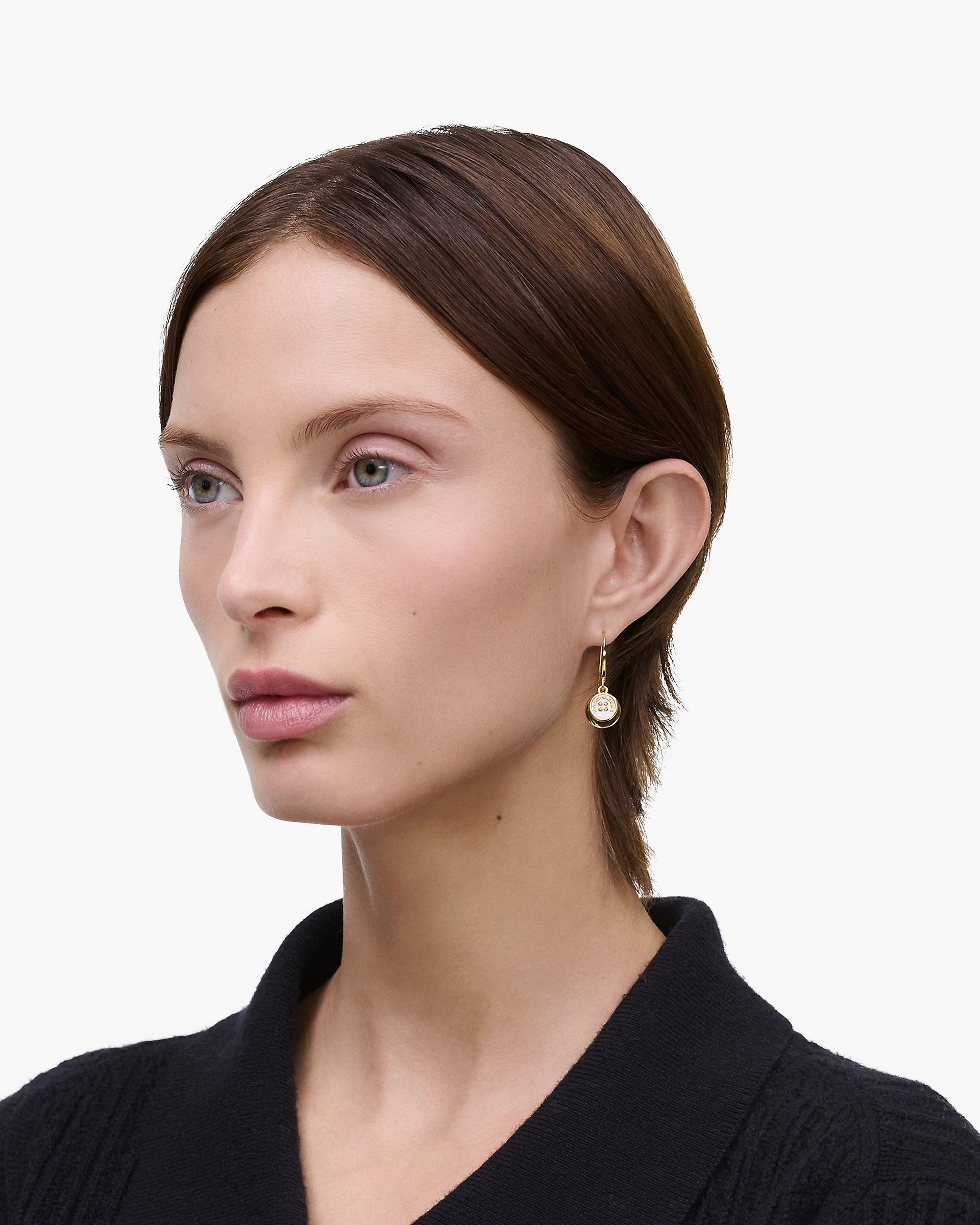 THE BUTTON DROP EARRINGS - 2