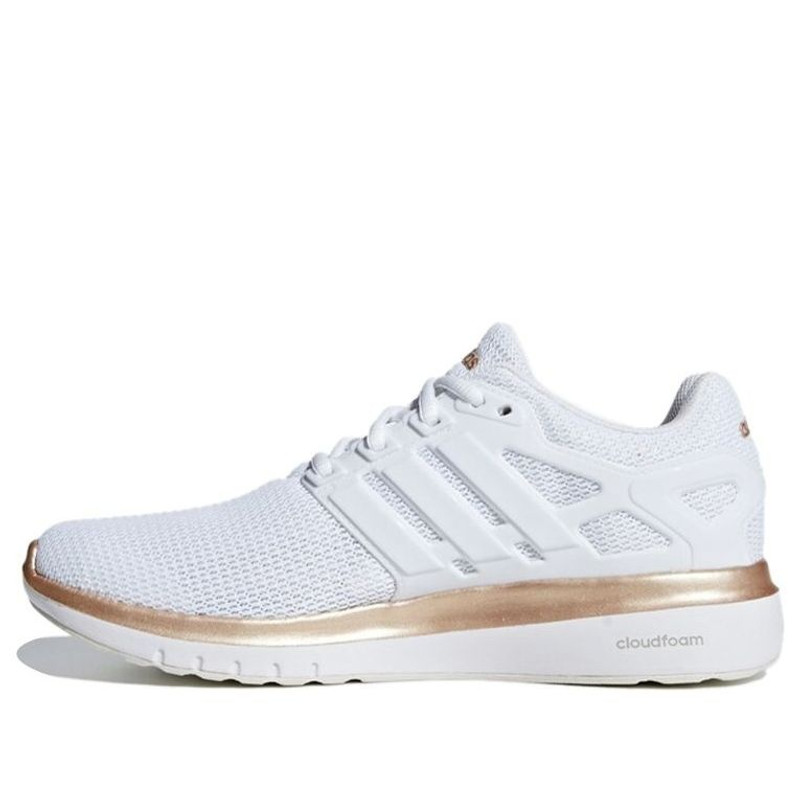 (WMNS) adidas neo Energy Cloud V 'White Brown' F35050 - 1