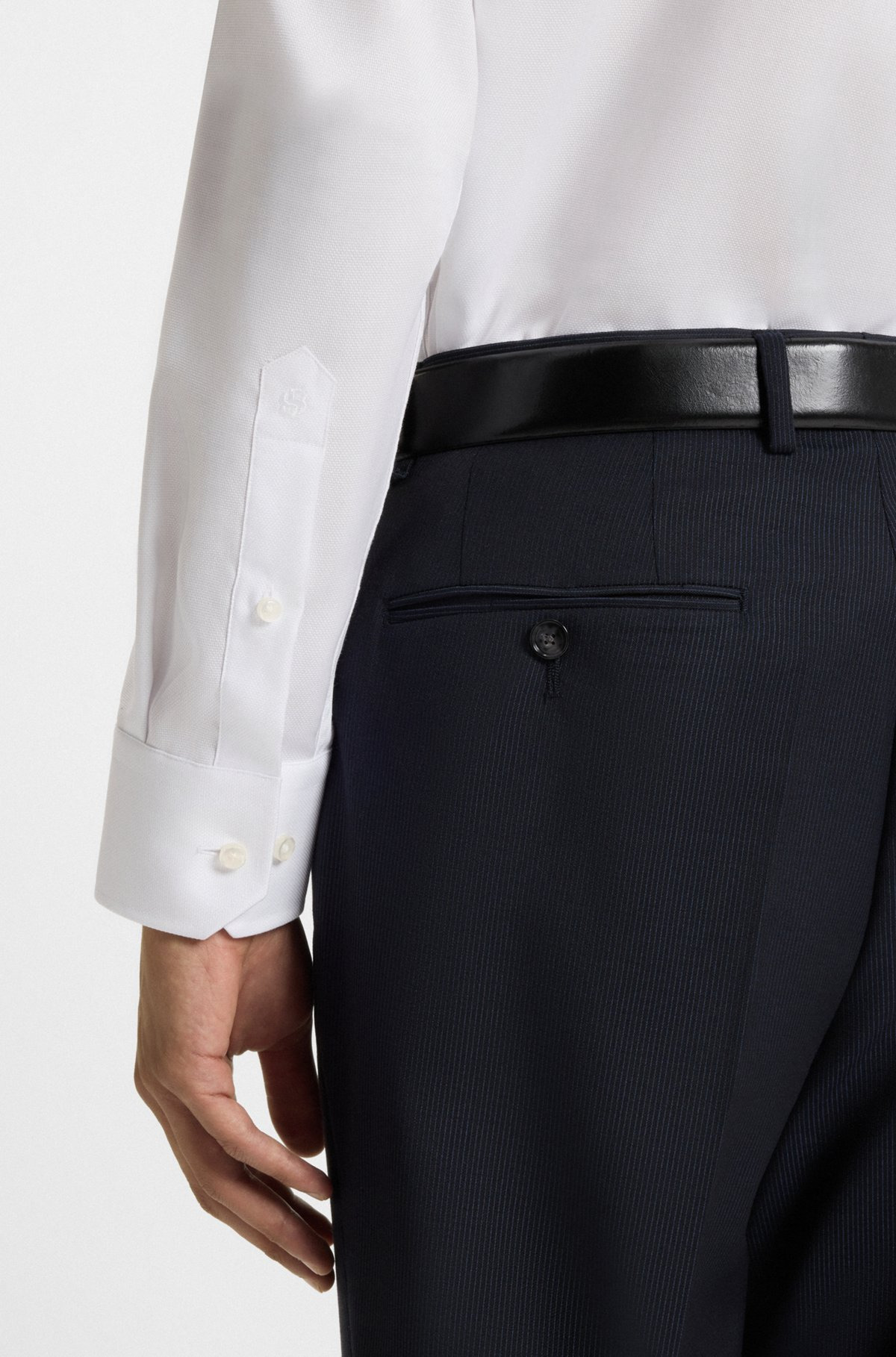REGULAR-FIT SHIRT IN WRINKLE-RESISTANT OXFORD COTTON - 6
