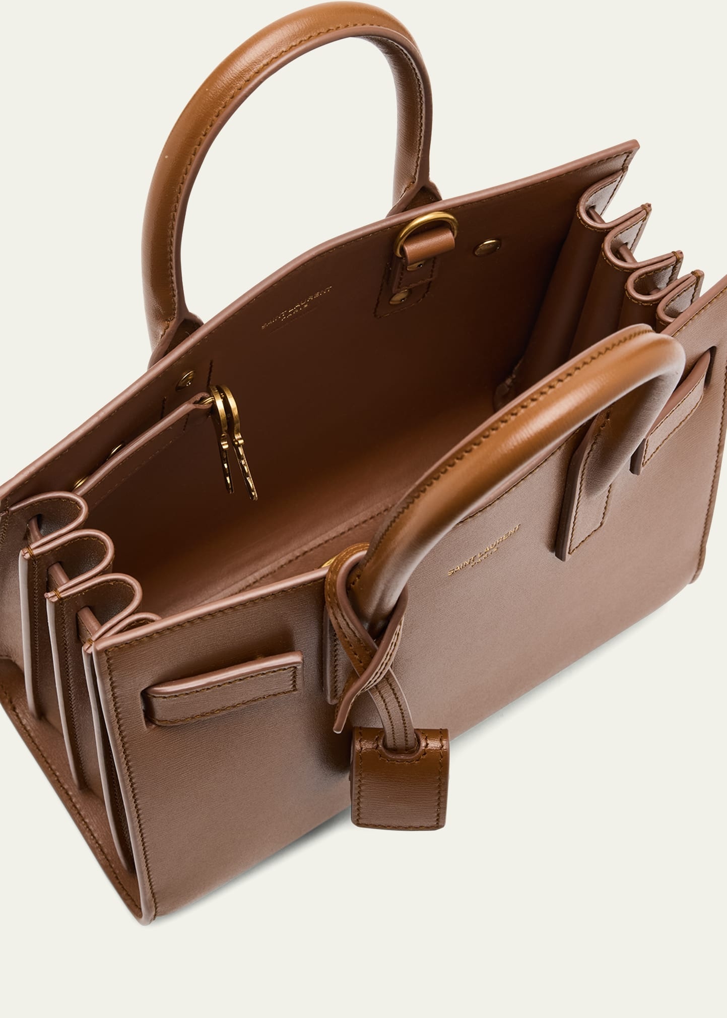 Sac De Jour Nano Top-Handle Bag in Smooth Leather - 4