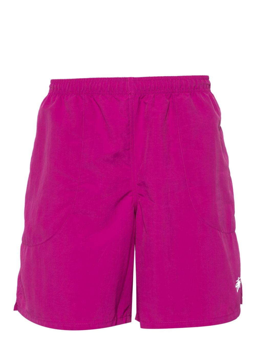 Logo nylon shorts - 1