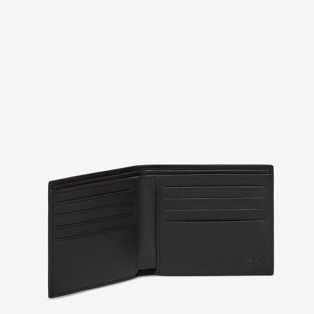Light blue leather bi-fold wallet - 3