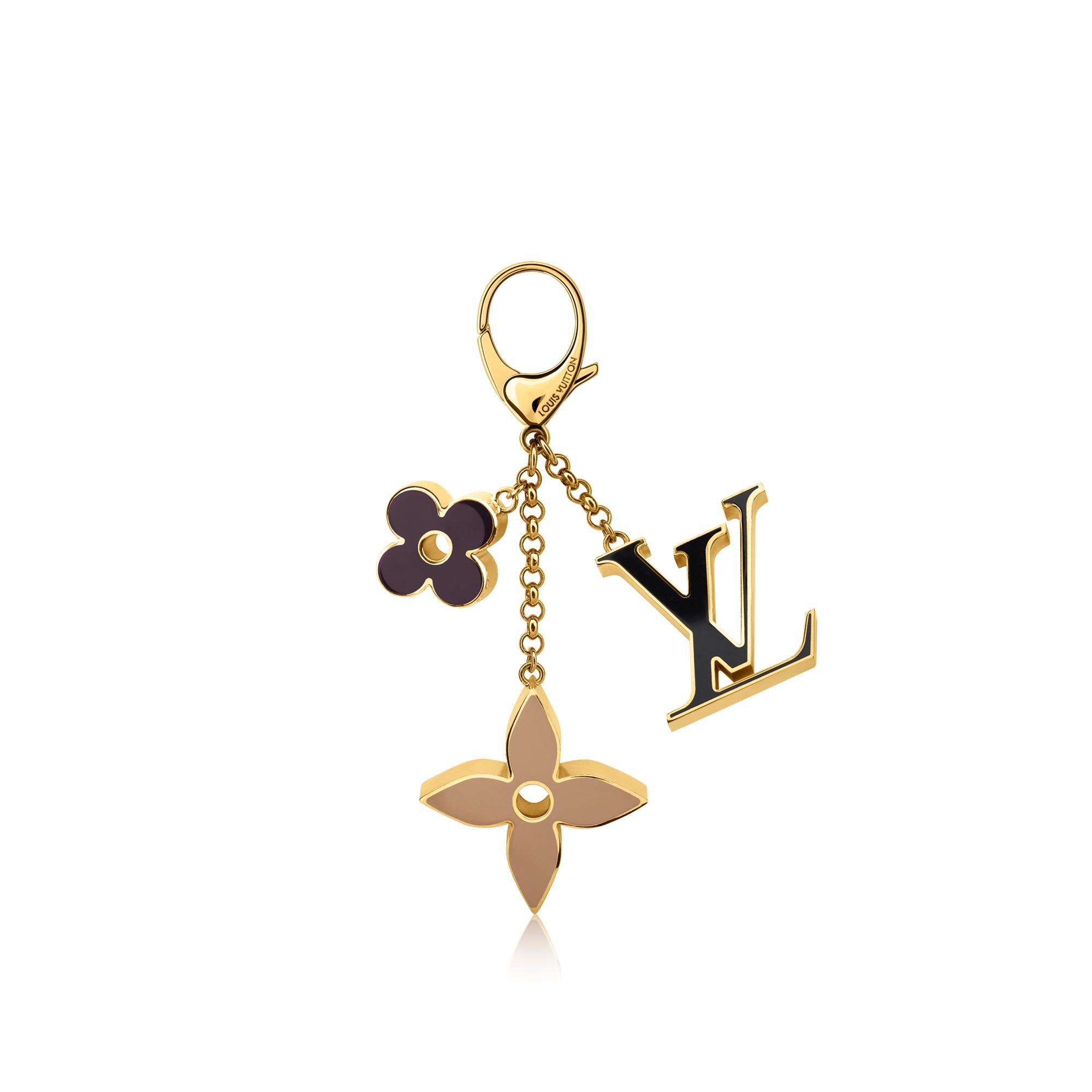 Fleur de Monogram Bag Charm - 1