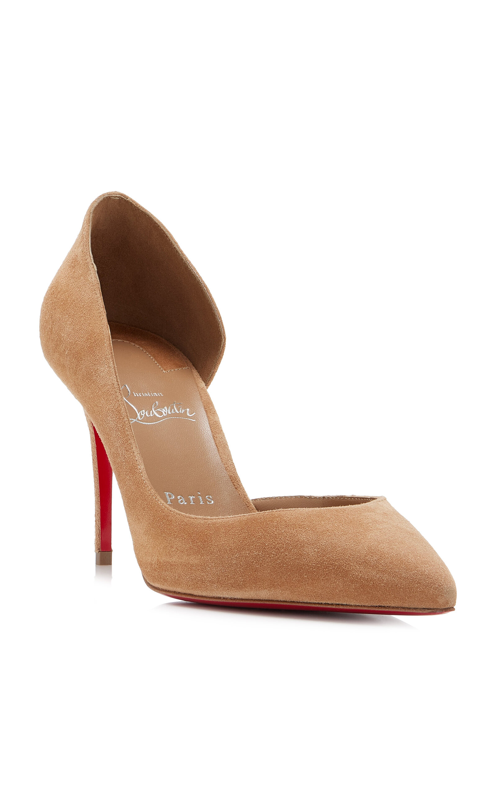 Iriza 85mm Veau Velours Pumps tan - 4