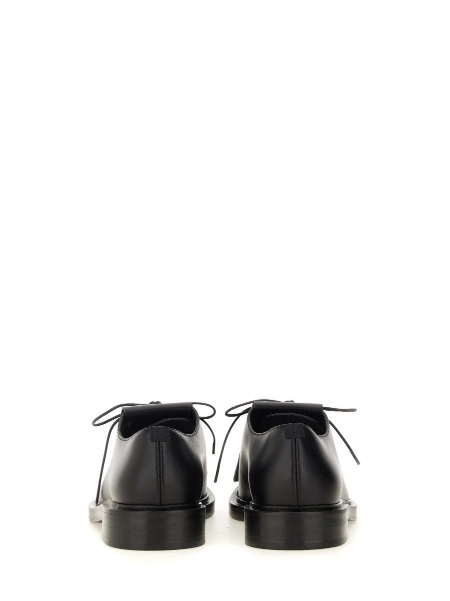 Max Mara Women Leather Derby. - 2