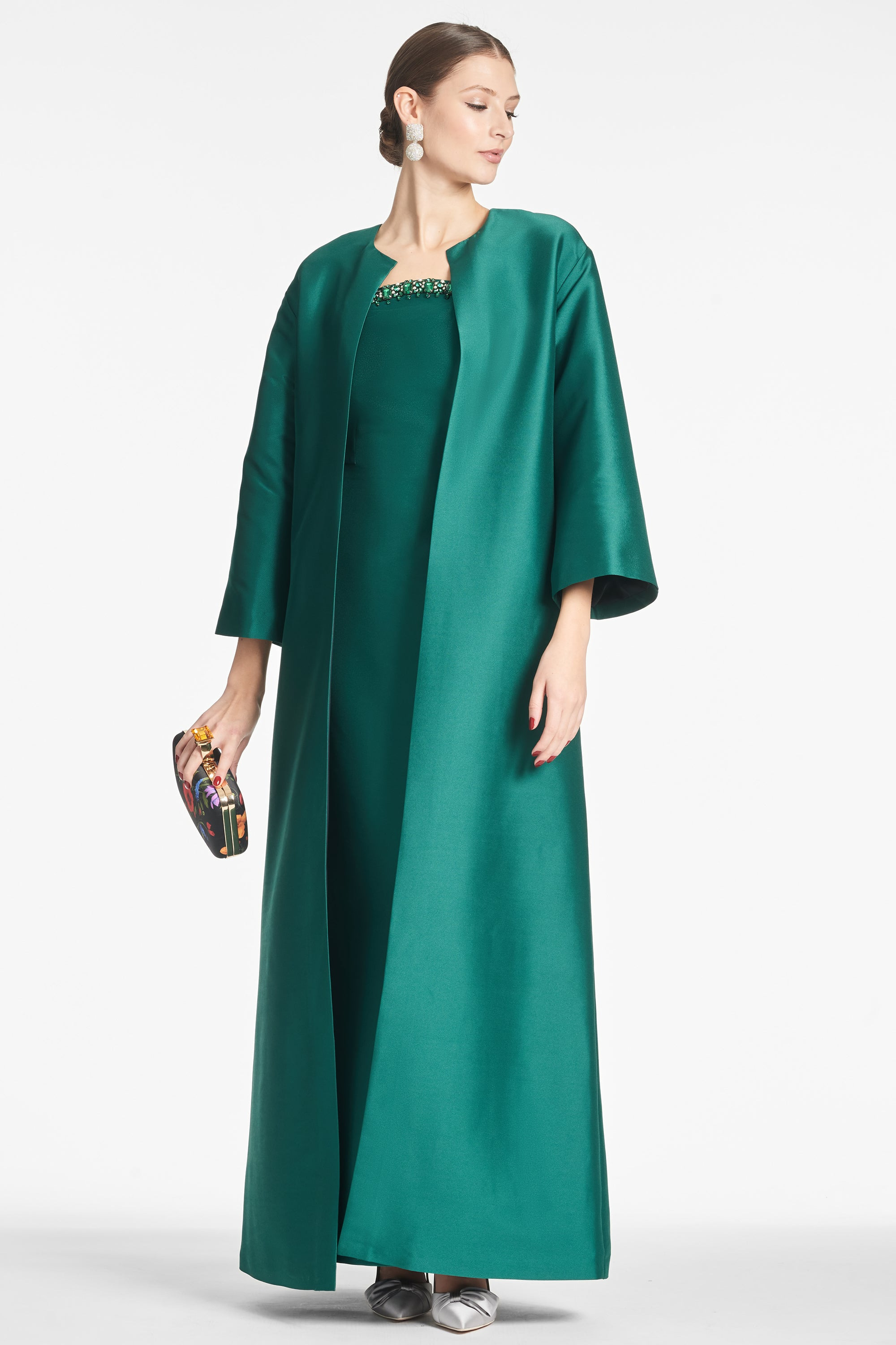 Calliope Coat - Emerald - 2