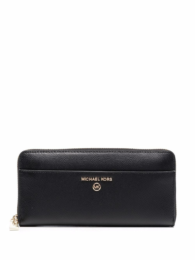 logo-plaque zip-up wallet 1