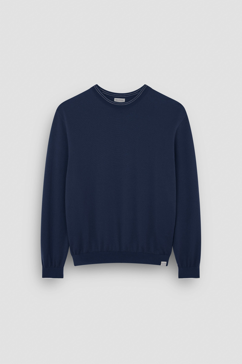 WOOL AND CASHMERE CREWNECK SWEATER 1