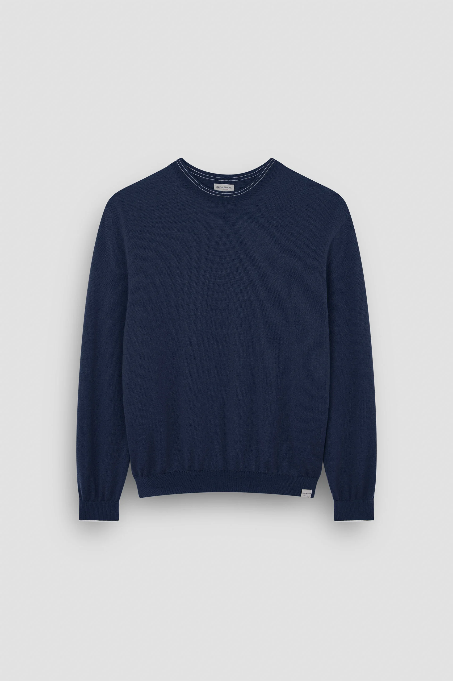 WOOL AND CASHMERE CREWNECK SWEATER - 1