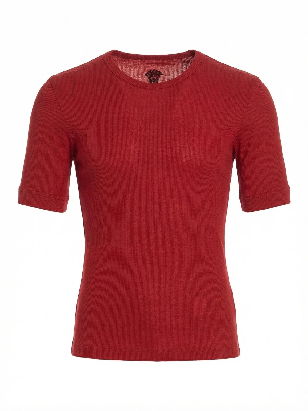 T-Shirt Rib With Medusa Embroidery - 1