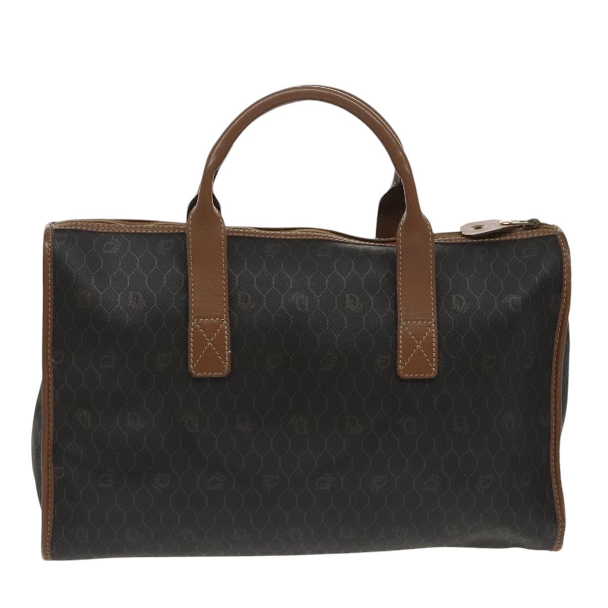 DIOR Honeycomb Canvas Hand Bag Black - 3