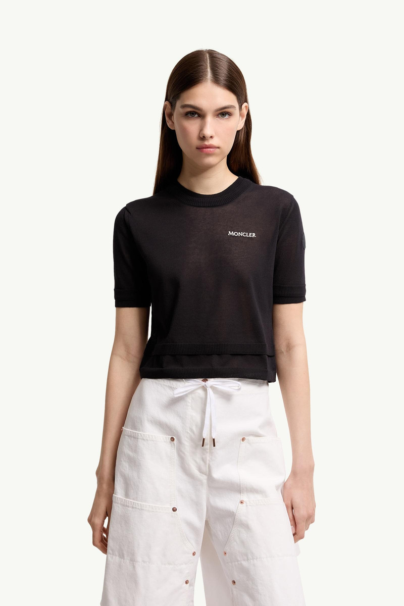 Double-Trimmed Cotton T-Shirt 4