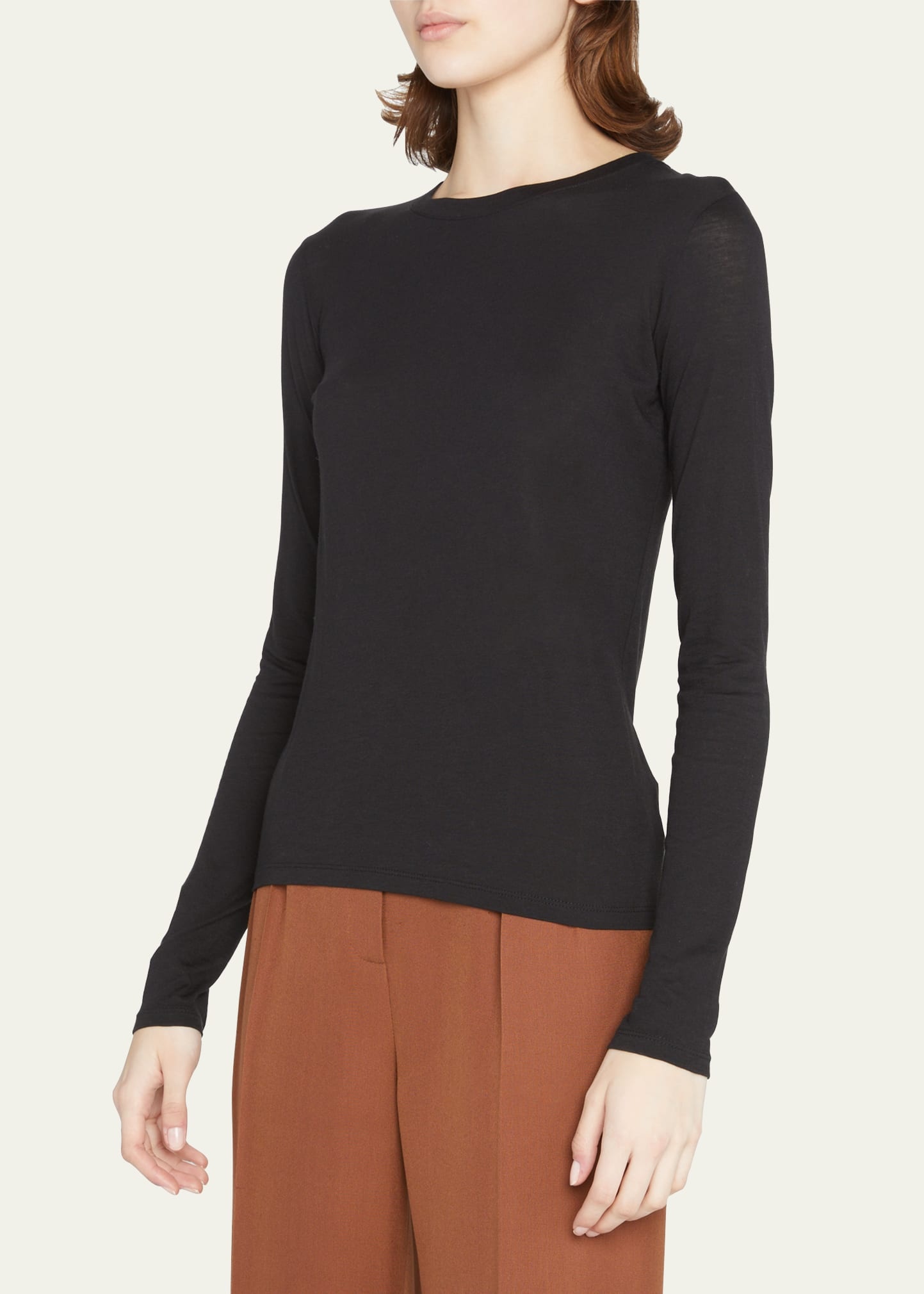 Essential Long-Sleeve Crewneck Tee - 4