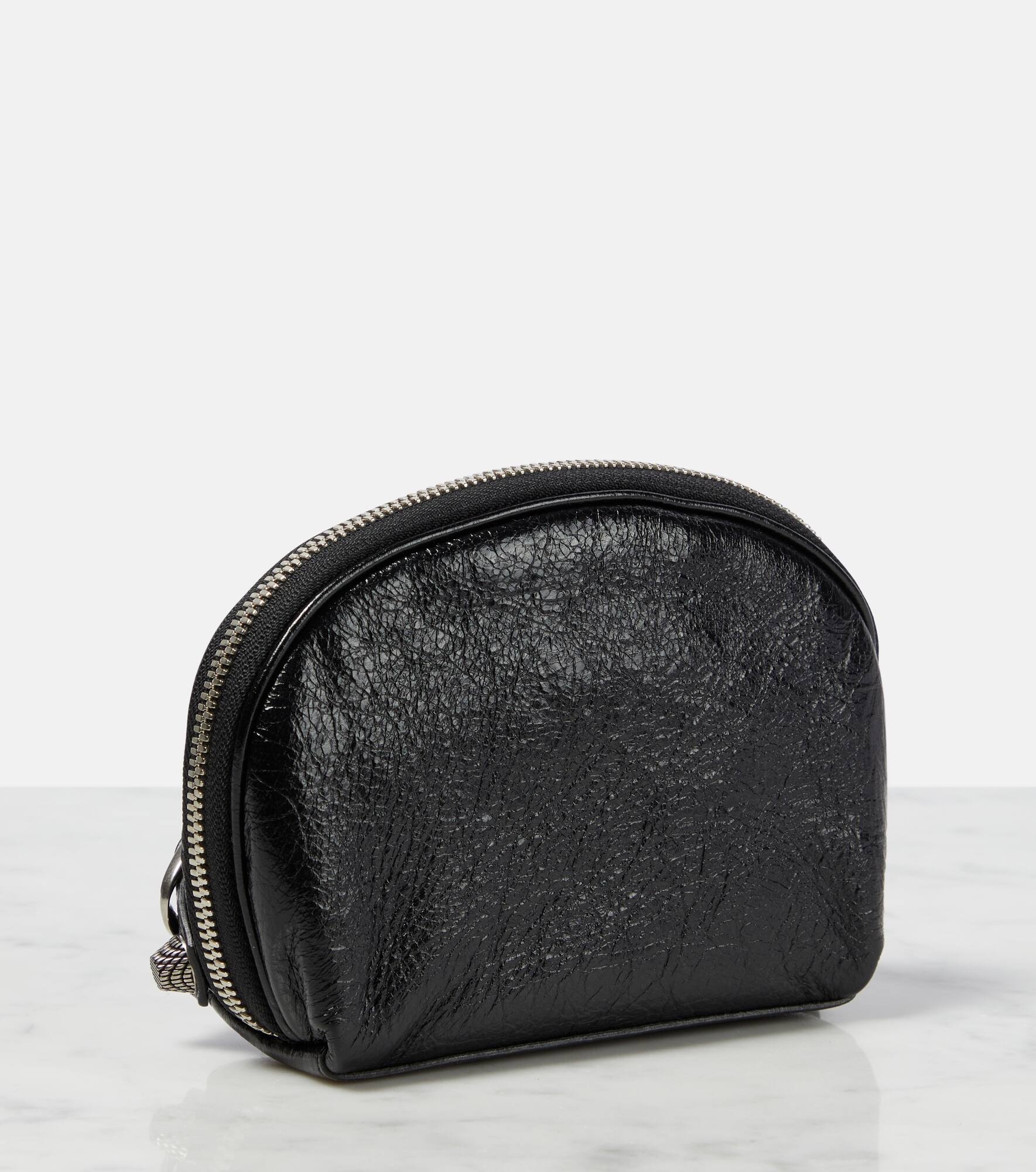Le Cagole Mini leather pouch - 3