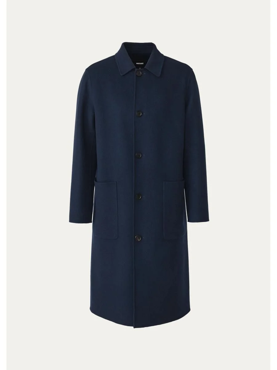 Men's Beckett Handmade Wool Overcoat - 1