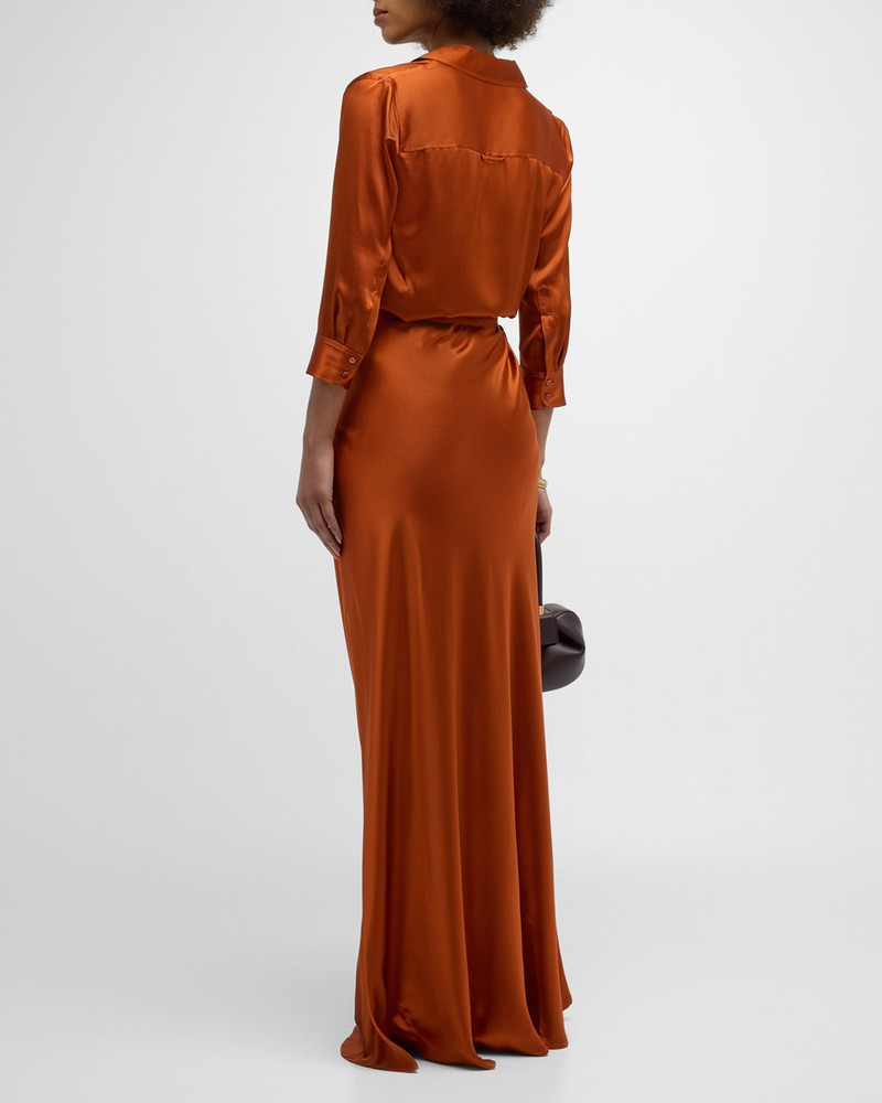 Ryker Silk Maxi Skirt 5