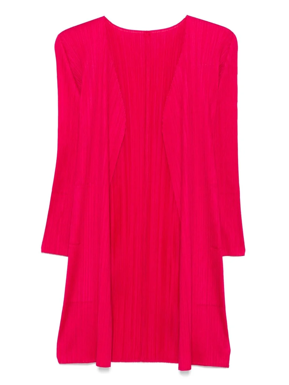 pleated cardigan - 1