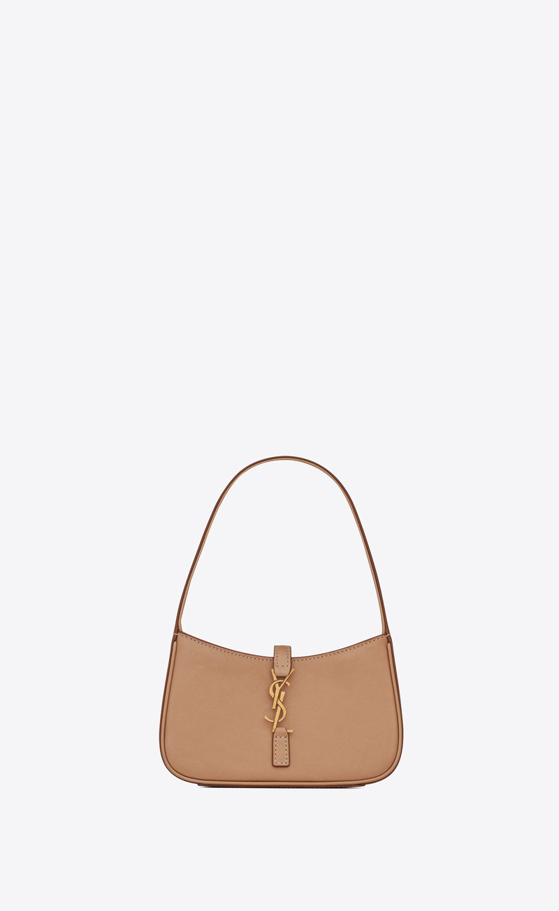 le 5 a 7 mini hobo 에 야채-탄드 가죽 - 1
