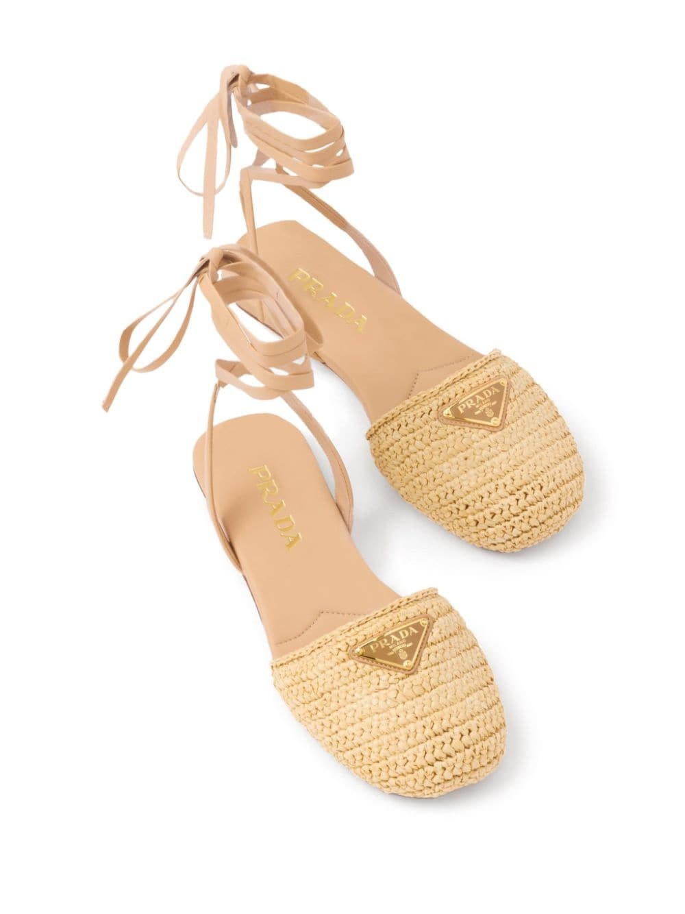 woven raffia sandals - 5
