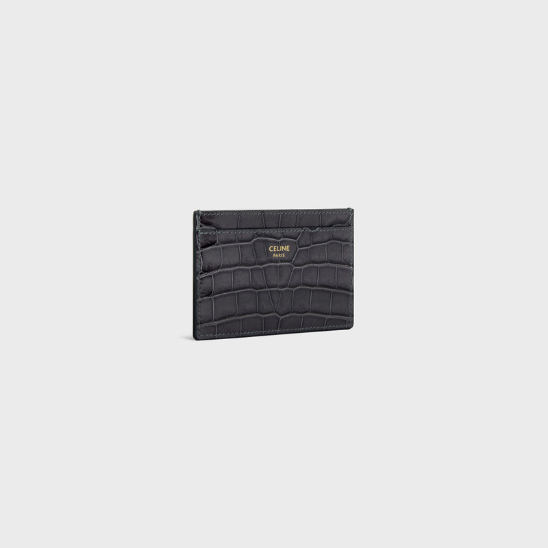 CELINE Card holder in Crocodile outlook