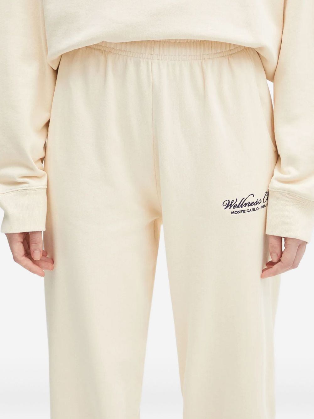 embroidered cuffed trousers - 5
