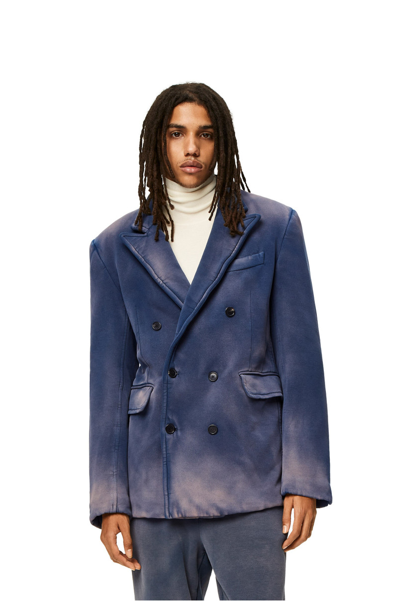 Padded double breasted jacket in cotton 3