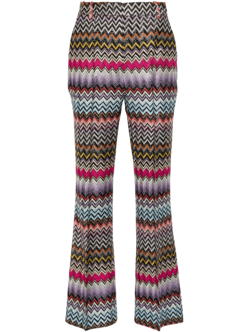 Capri bootcut tailored trousers 1