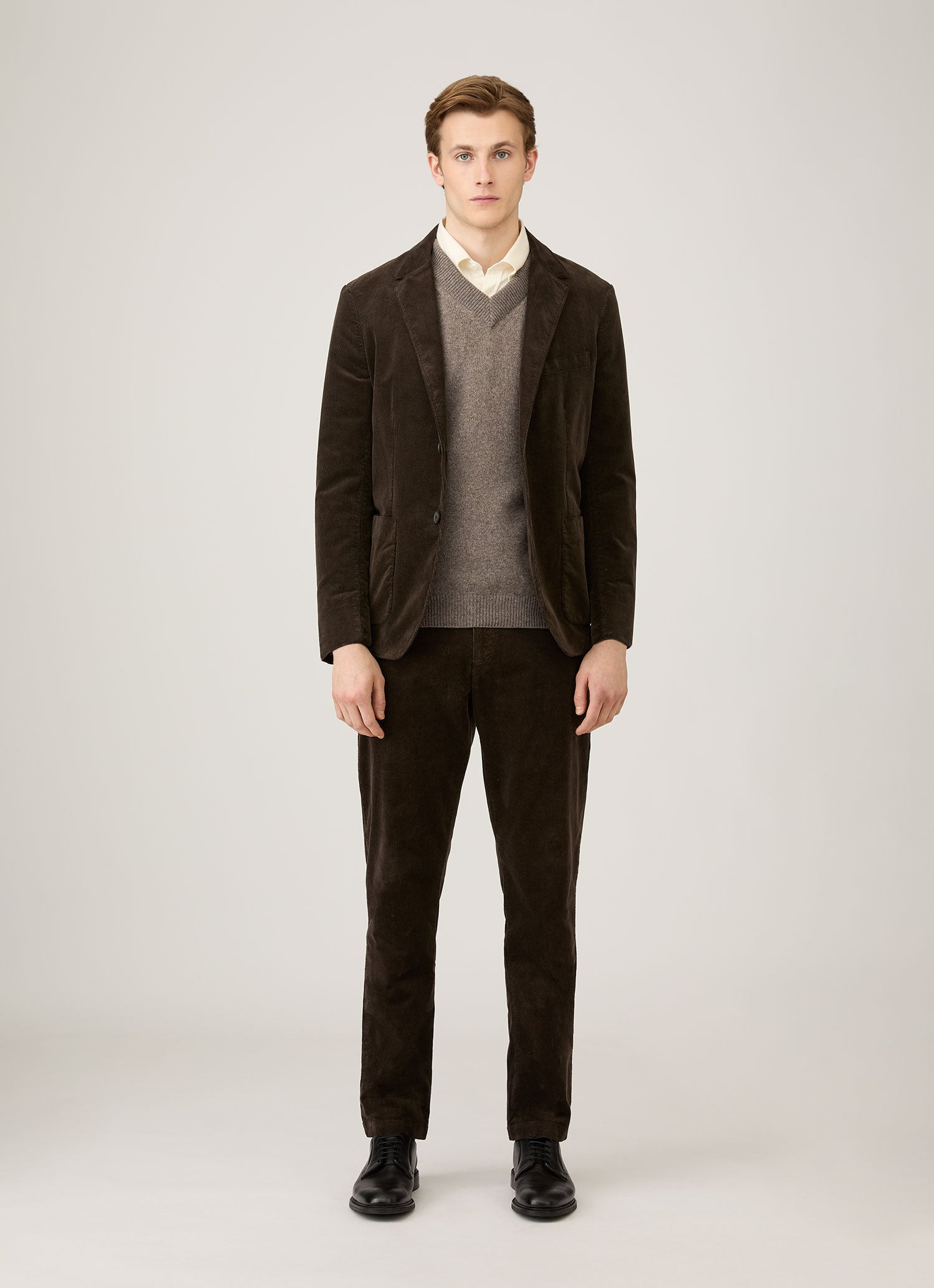Lambswool V‑neck Jumper - 3