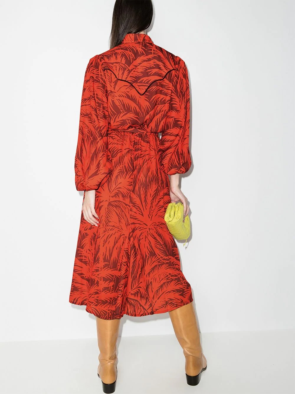 Remembering Us palm-print shirtdress - 3