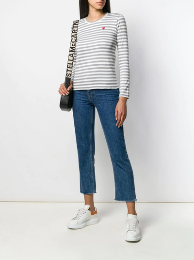 Comme des Garçons PLAY striped top outlook