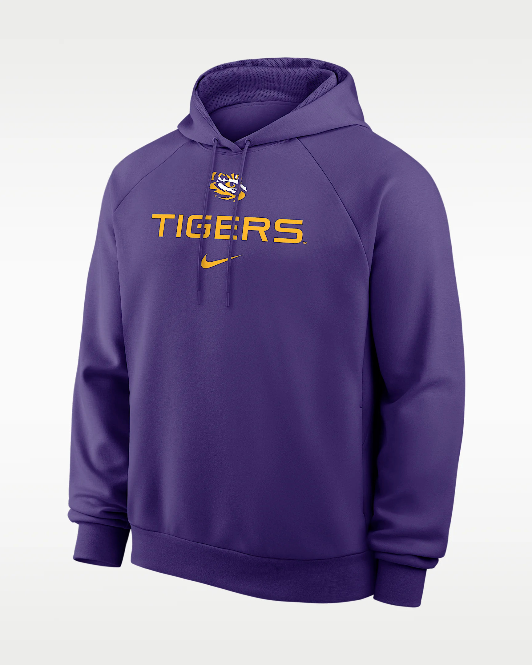 LSU Premium Performance Men's Nike Dri-FIT College Pullover Hoodie - 1
