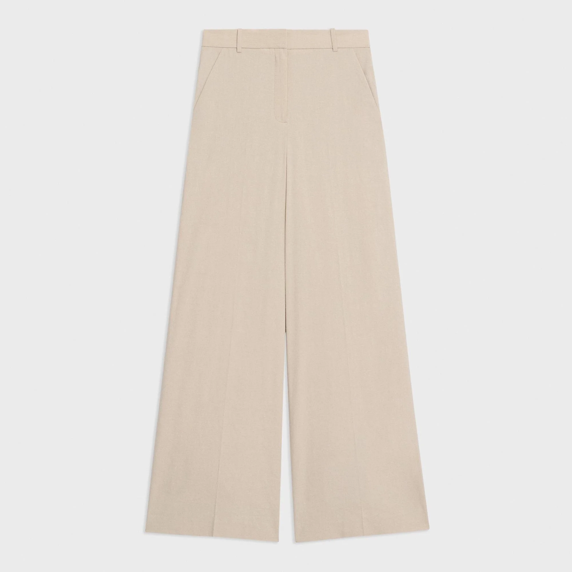 High-Waist Wide-Leg Pant in Good Linen - 1