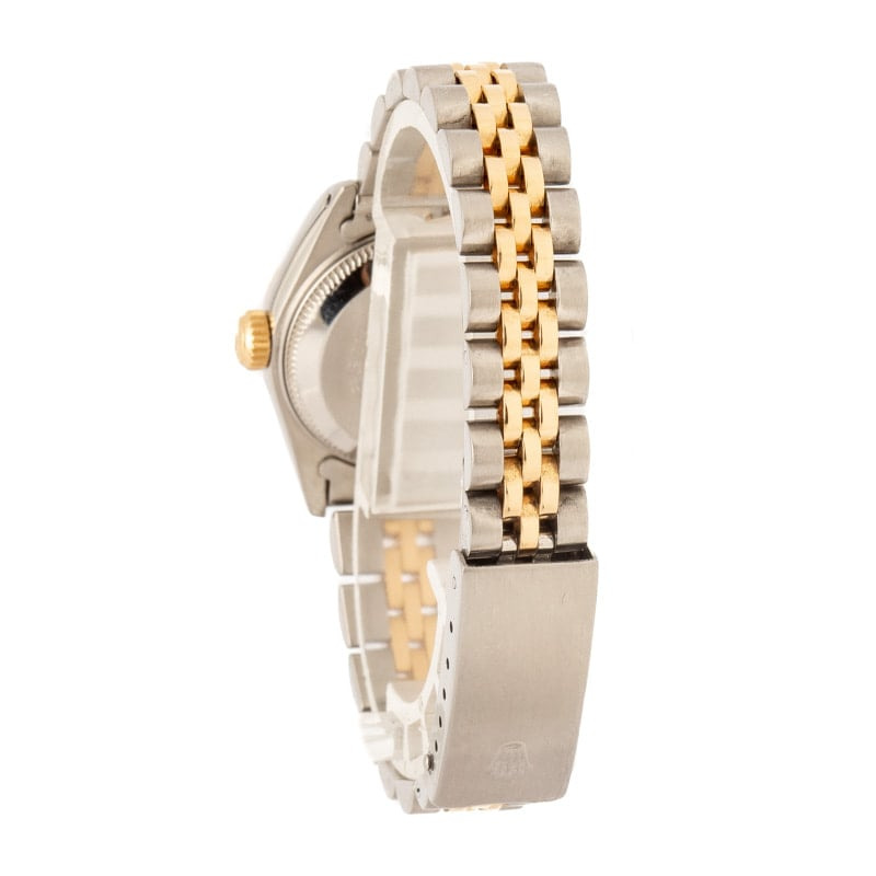 Ladies Rolex Datejust 69173 Champagne Index Dial - 3