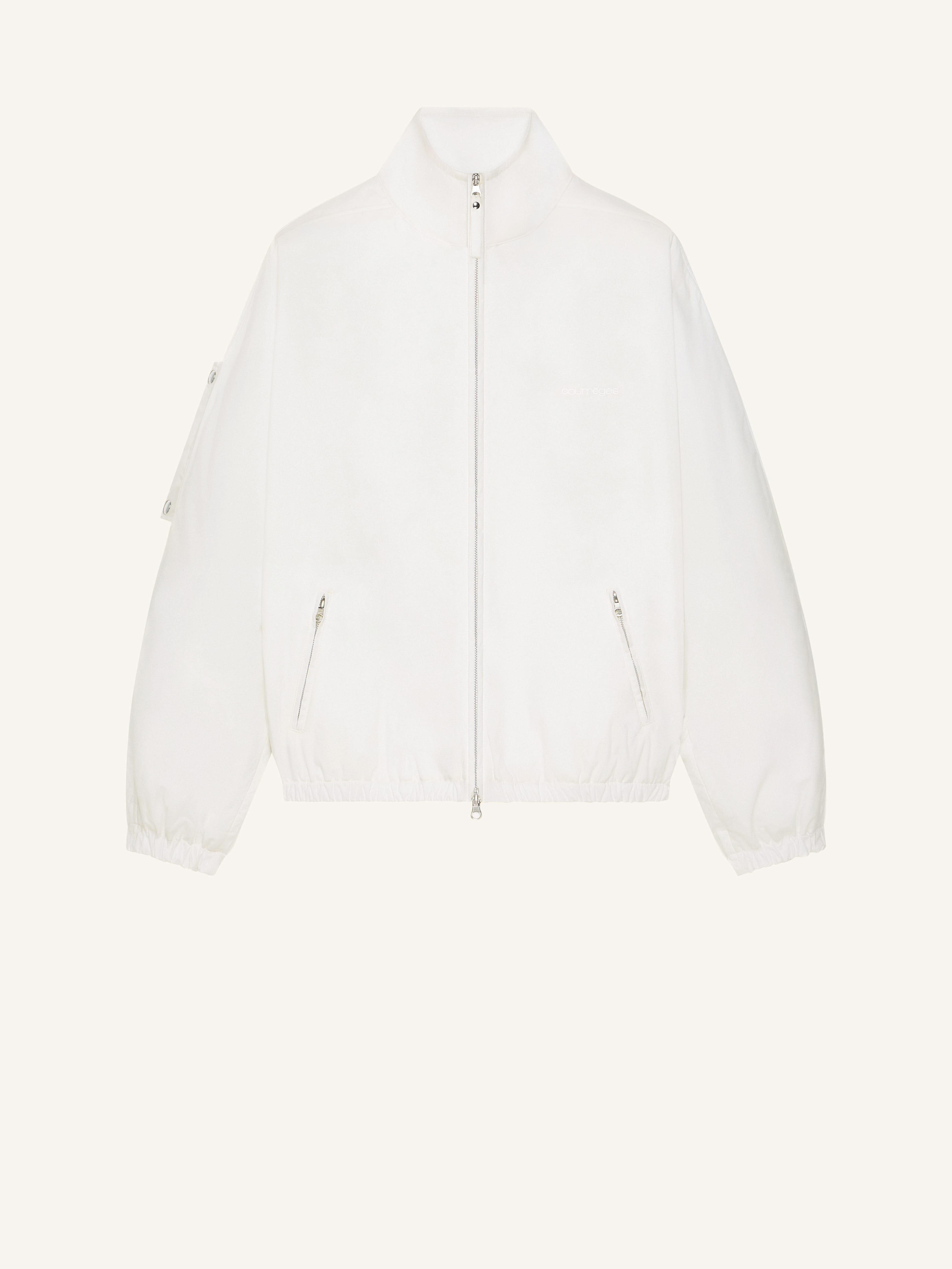 EMBROIDERED COTTON BOMBER - 1