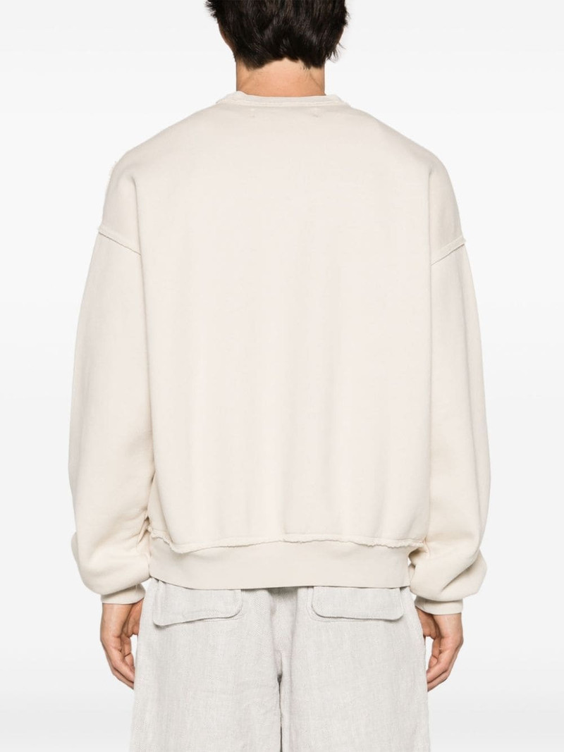 logo-print cotton sweatshirt 4
