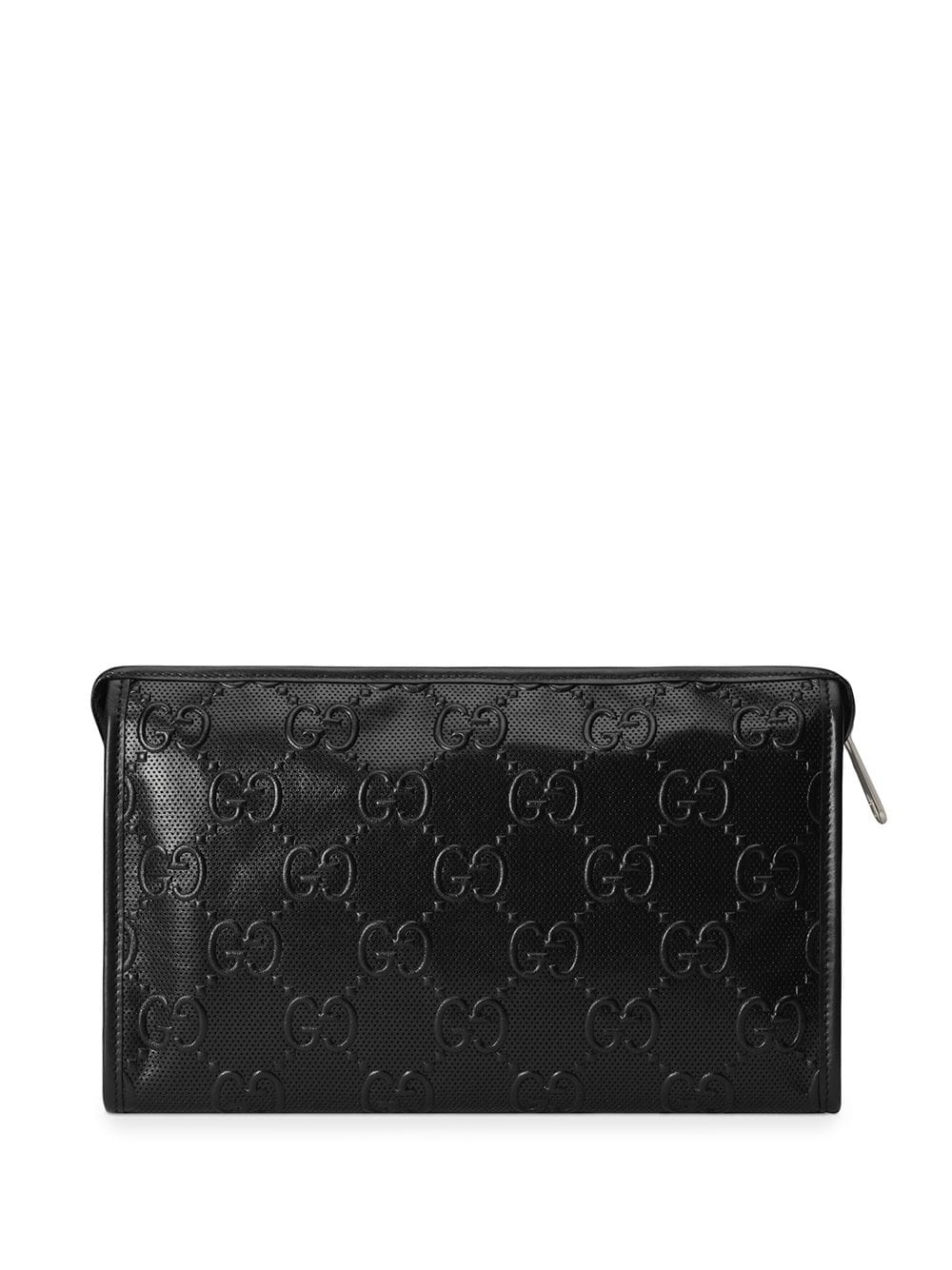 GG-embossed clutch bag - 3