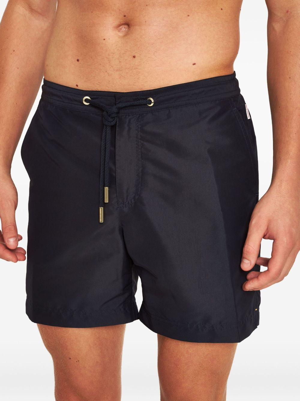 elasticated drawstring-waistband swim shorts - 6