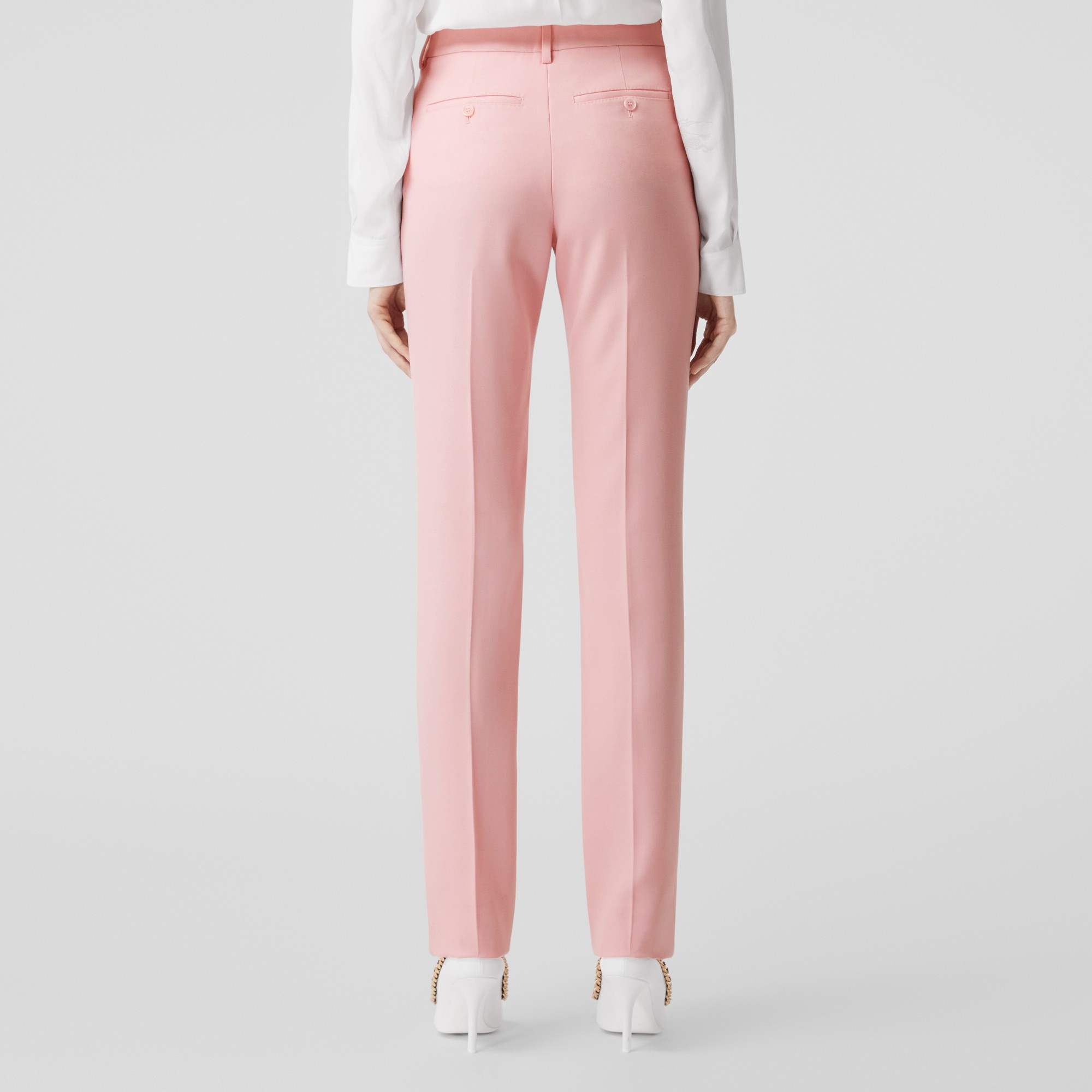 Grain De Poudre Wool Tailored Trousers - 3