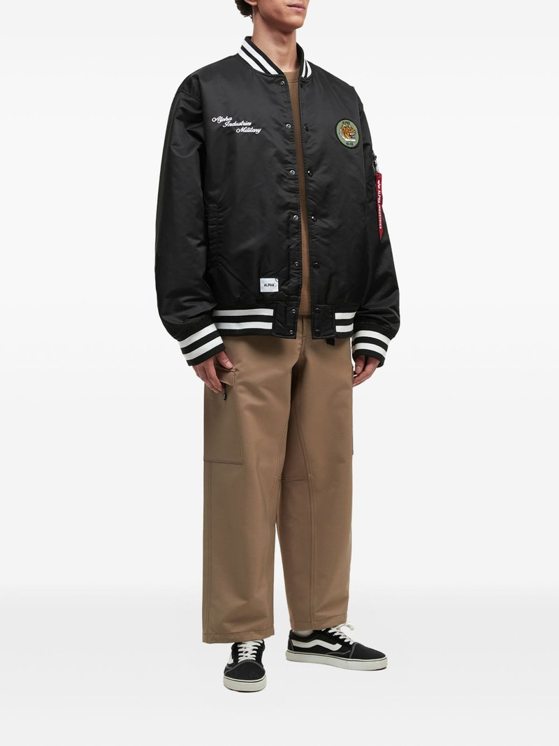 ALPHA INDUSTRIES tiger-patch bomber jacket outlook