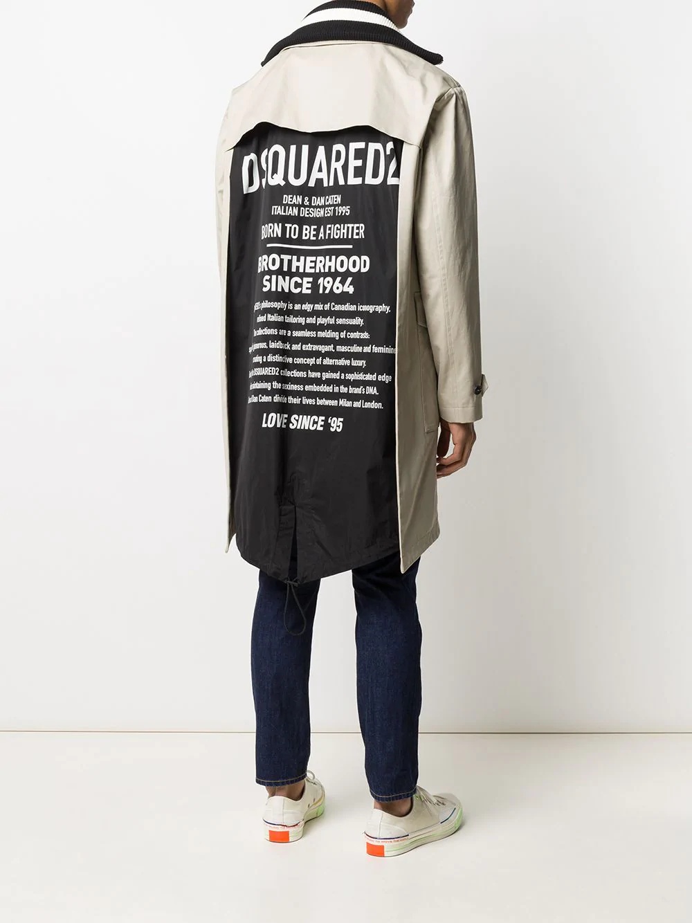 double-breasted trench coat - 4