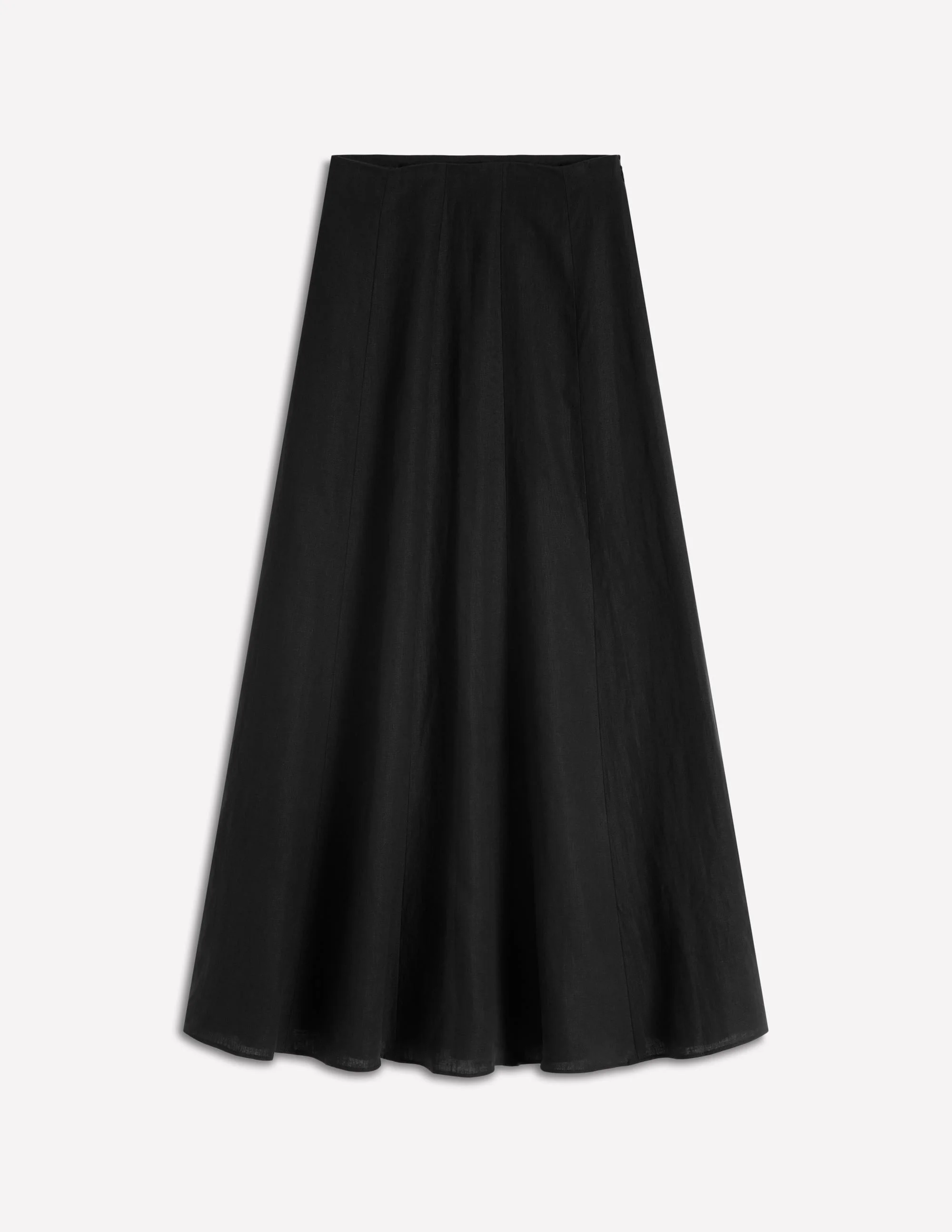 Miriam Linen Maxi Skirt-Black - 1