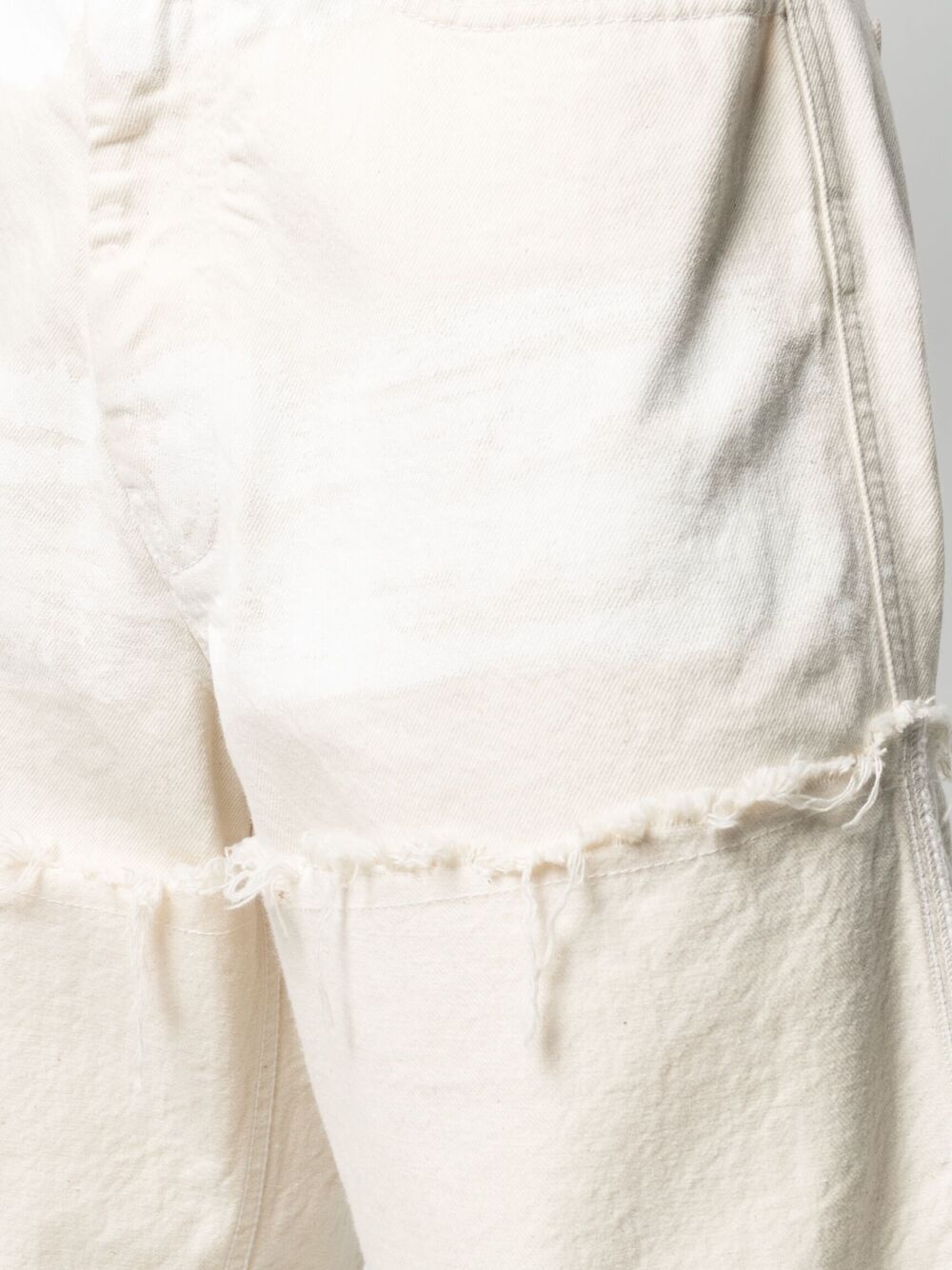 frayed-detail bermuda shorts - 5