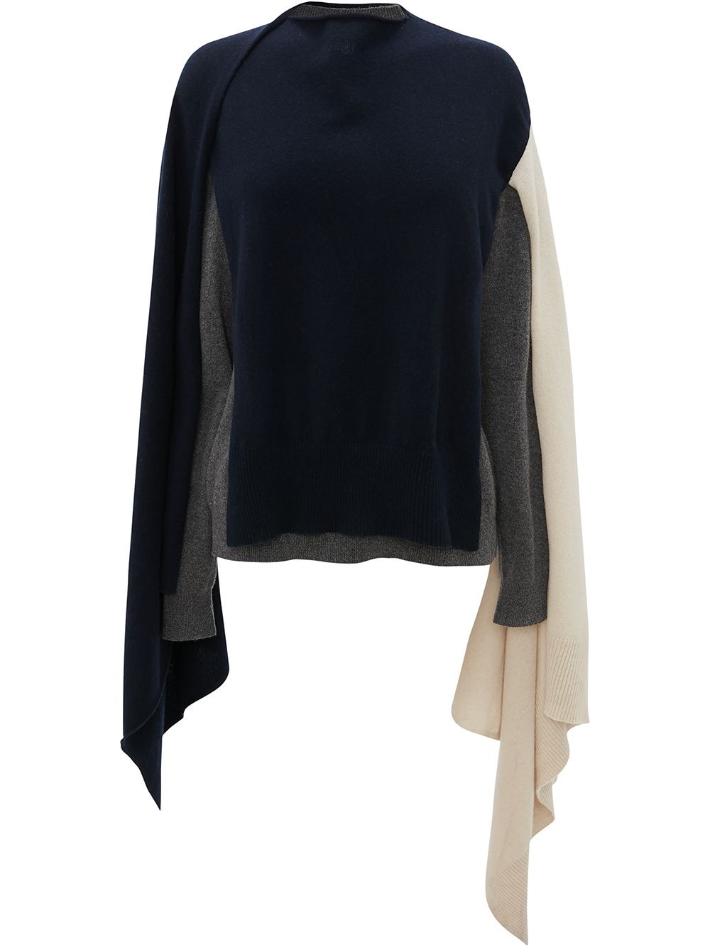 asymmetric cape jumper - 1