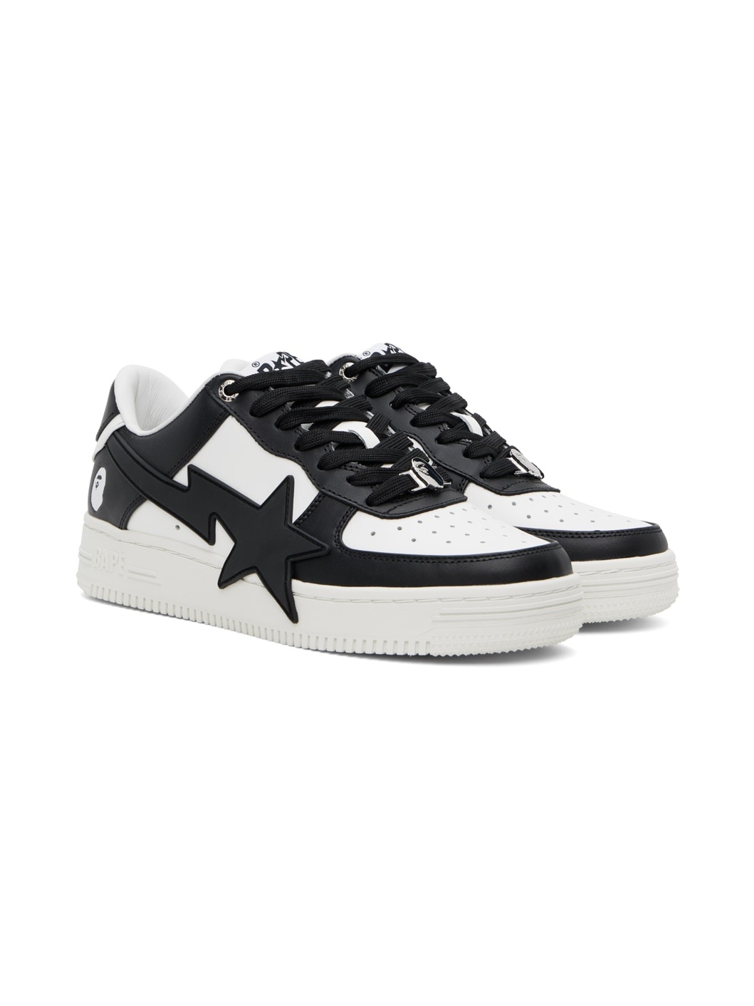 Black & White STA OS Sneakers - 4