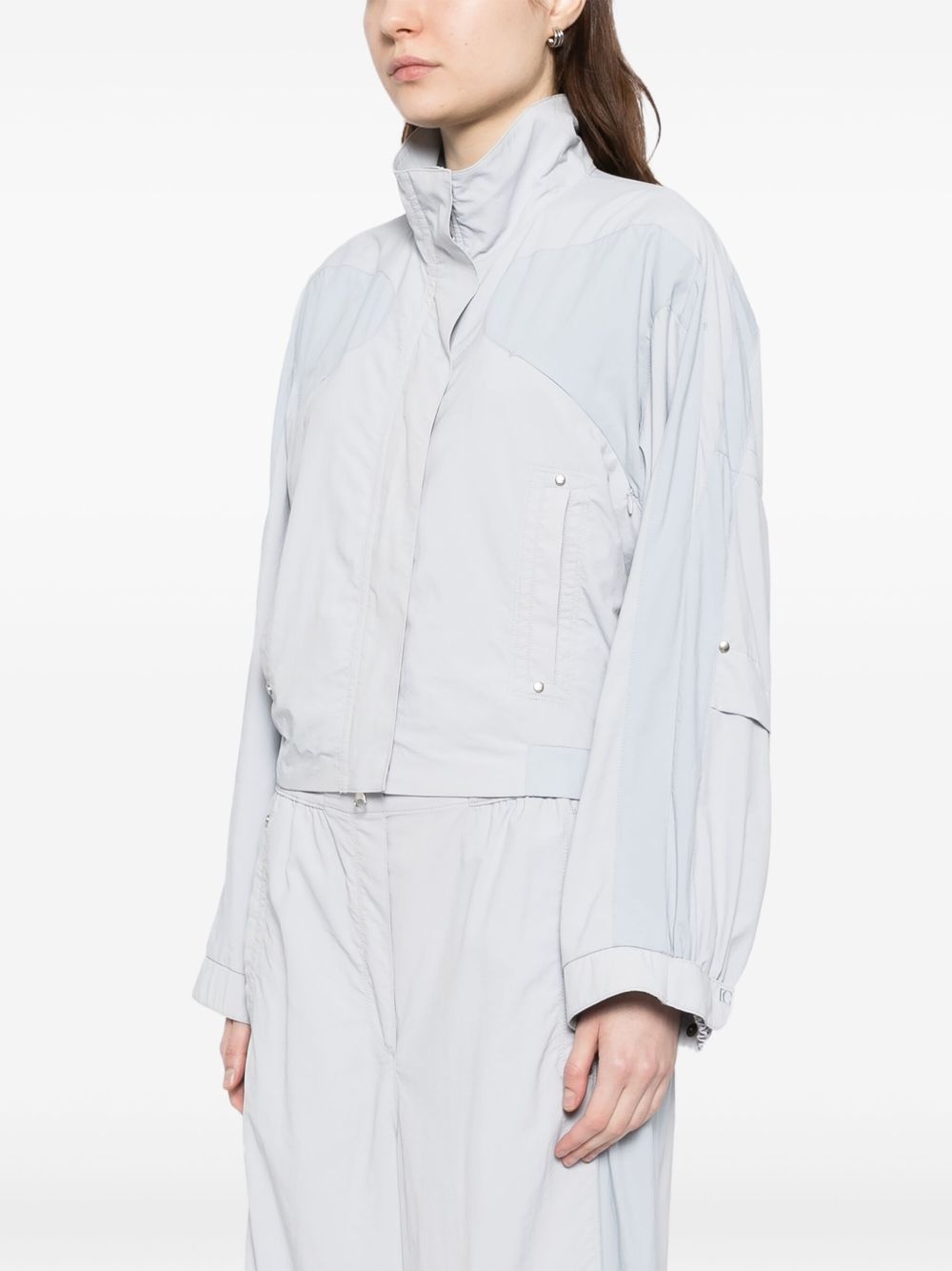contrast zip-up jacket - 3